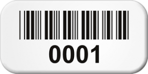 Sequential Barcode Stickers Roll  