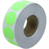 Green Round Self Adhesive Labels, Ø19mm, 2 000