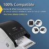 Brother DK-22243 White Continuous Paper Roll 102mm x 31m, Black on White-refill roll