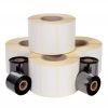 Self-adhesive label roll, white, 70mm X 53mm