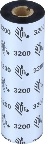 Термотрансферна лента Zebra 3200 Wax/Resin 3200GS11007, Черна, 110mm x 74m, OUT