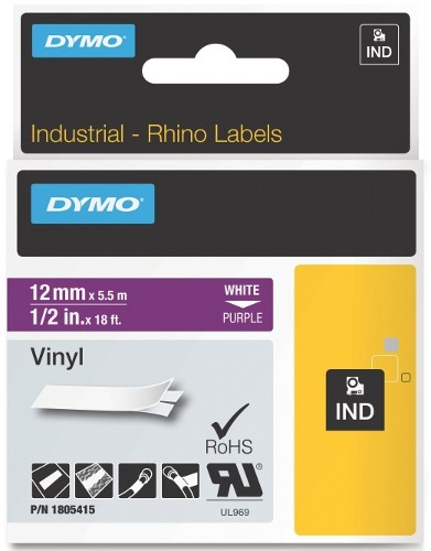 Dymo RhinoPRO 1805415 -12mm X 5,5m Лилав Винил