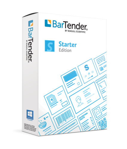 Софтуер за дизайн на етикети BarTender Starter 2021