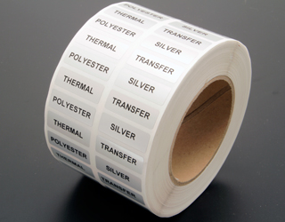 Self-Adhesive Label Roll, polyester (PET), 45mm X 58,5mm