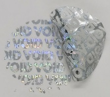 VOID security hologram stickers PET, Ø25mm /1/ 1 000