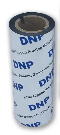 Термотрансферна лента DNP R300, Резин, Черна, 110mm х 74m