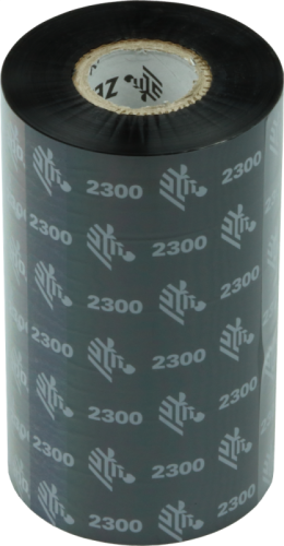 Genuine Zebra 2300 Wax 02300BK11045, Black, 110mm x 450m