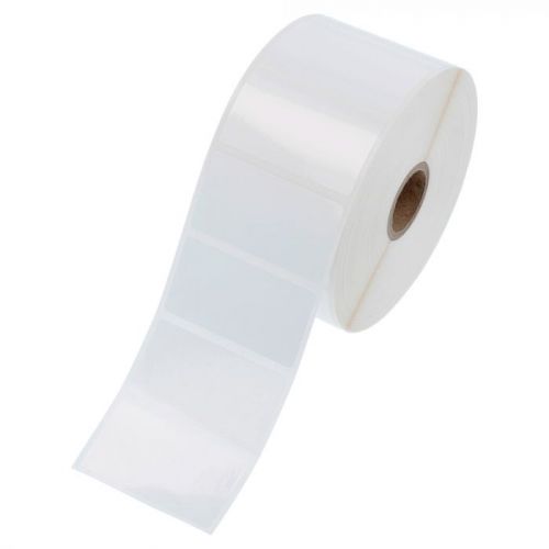White polypropylene labels, 70mm х 40mm /1/ 500, Ø40mm 