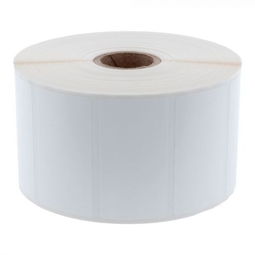White polypropylene labels, 70mm х 40mm /1/ 1 000, Ø40mm 