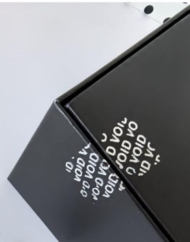 Защитни, гарaнционни етикети - silver VOID, 60mm x 30mm, 2 000