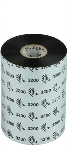 Термотрансферна лента 03200BK11045 Zebra 3200 Wax/Resin, Черна, 110mm x 450m, OUT
