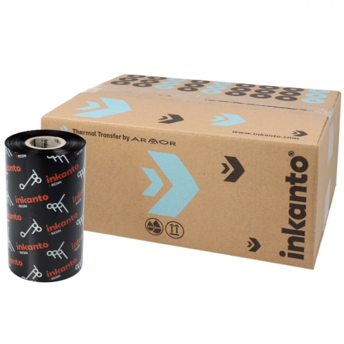 Armor AXR 7+, T22427IO resin ribbon 110mm x 300m, 1