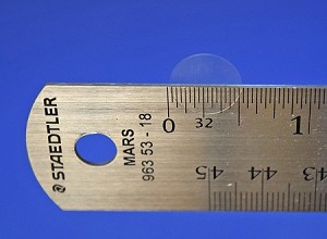 Печат (по ваше задание - с поръчка) на прозрачен етикет, стикер, Ø52mm - диаметър 52mm, 500бр.