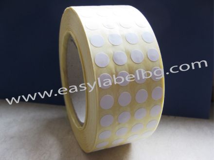 Self-adhesive label roll, white, Ø20mm /4/ 8000, Ø40mm