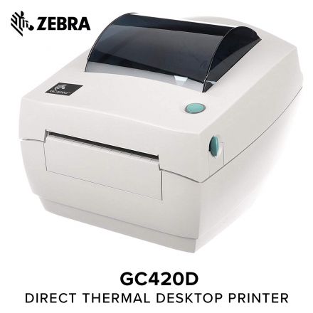 Етикетен баркод принтер Zebra GC420d, Ethernet