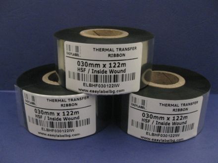 Черно кодинг фолио - термотрансферна лента за дата устройствa, Hot Foil, 35mm x 122m