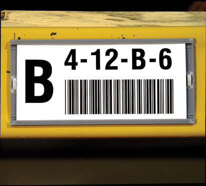 Етикети за стелажи на ролка, картон, жълти