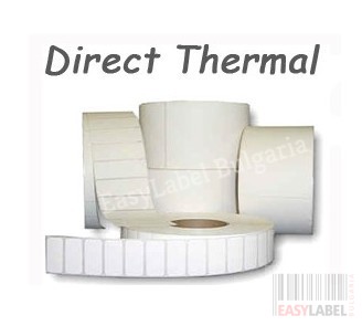 Direct Thermal Labels, white, 50mm x 30mm /1/ 1 000, core Ø40mm