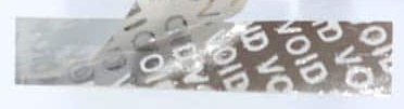 Защитни, гарaнционни етикети - silver VOID, 12mm x 7m