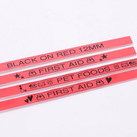 Съвместим Brother TZe-431 Tape Black on Red Laminated 12mm