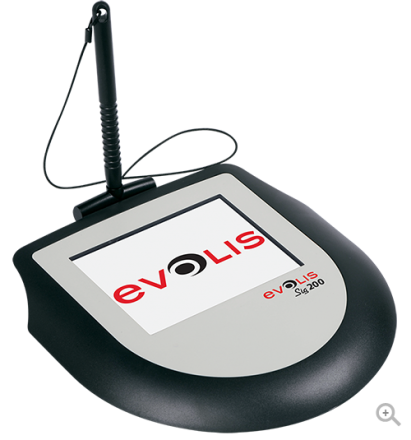 Таблет за цифров подпис с цветен сензорен дисплей - Ergonomic signature pad Evolis SIG200