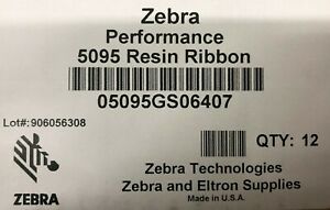  Термотрансферни ленти Zebra 5095 Resin ribbon 74m for 4" desktop printers