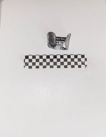 Защитни, гарaнционни етикети - silver шахматен отпечатък, 50.8mm x 25.4mm, 200