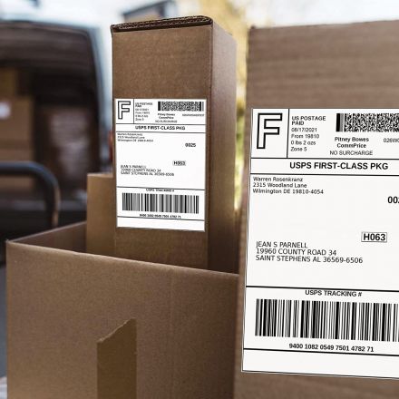 Zebra Shipping Labels, 102mm x 210mm, 210 Labels, Eco Permanent, core 25mm