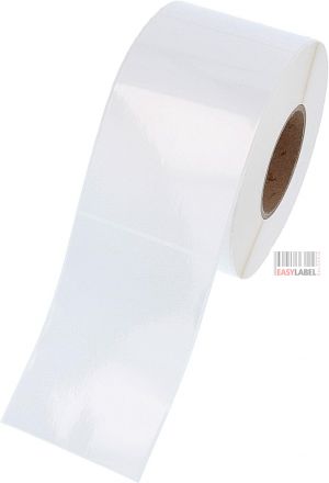 Бели самозалепващи полипропиленови (PP) етикети, 100mm х 150mm