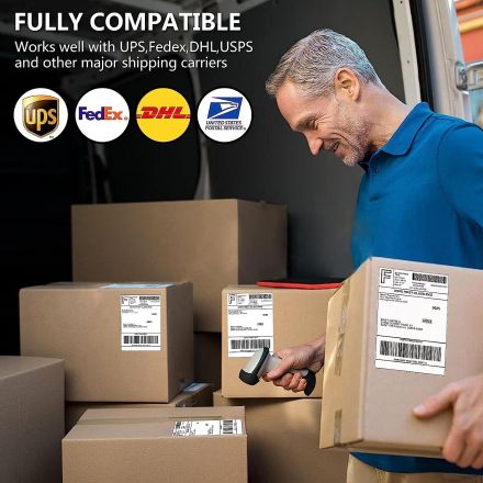 Zebra Shipping Labels, 102mm x 210mm, 210 Labels, Eco Permanent, core 25mm
