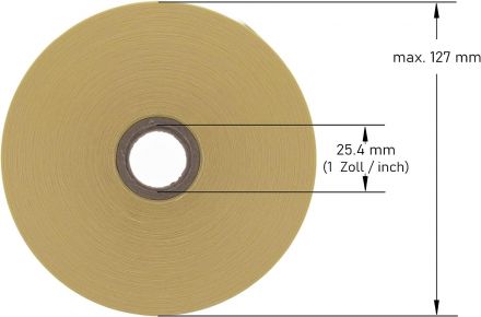 Термоетикети с перфорация, 105mm x 148mm, 250 бр., Ø25mm