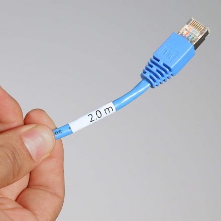Етикети за кабели на лист A4  - Различни размери, за лазерни принтери, полиестер, екстра прозрачни, 25 л.