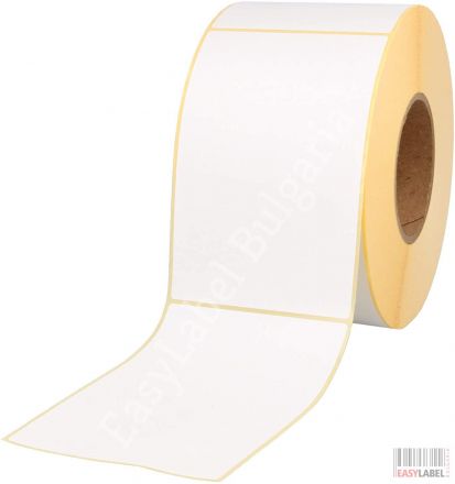 Roll of Labels 105 x 148 mm paper – 1127 Labels, Thermal Transfer Label Printer Roll, white, permanent haftend Outside Wound On 76 mm (3 Inch Core)