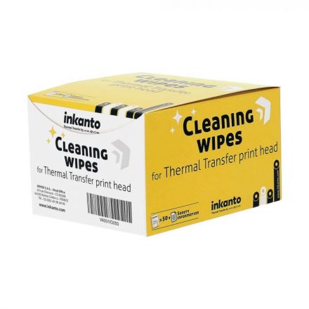 Box of 50 wipes for cleaning the thermal head by Armor Inkanto 