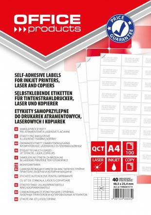 SELF-ADHESIVE LABELS Office Products, 105mm х 74m