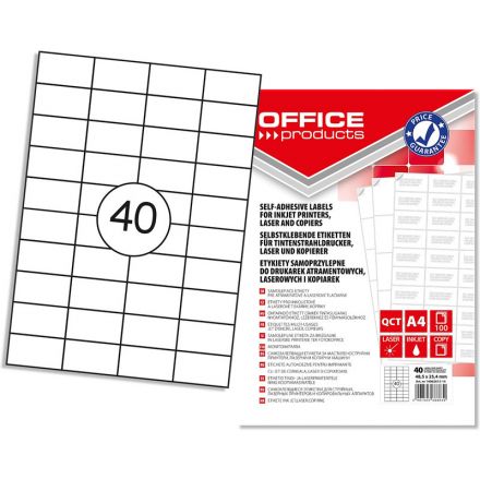 SELF-ADHESIVE LABELS Office Products, 48.5mm х 25.4mm