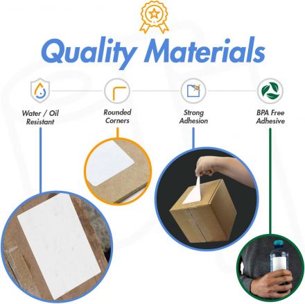 С перфорация - Бели термо етикети за Товарителници FedEx & TNT, 102mm x 210mm, ECO, 210 етикета, шпула 25mm