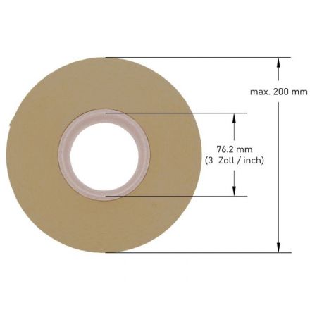 Zebra 3002908, Zebra 800740-155 Compatible, Eco, 102mm x 38mm, 4 225 Labels, 76mm Core, White, Permanent 