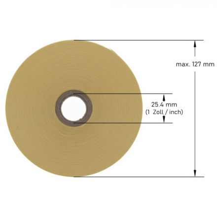 White Direct Thermal Eco Labels, 65mm x 30mm, 2 000 Labels, 25mm Core