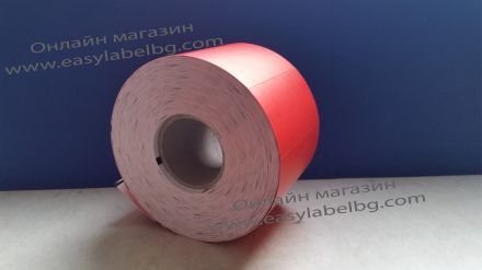 Cardboard tags, 58mm х 38mm, 1 000, red