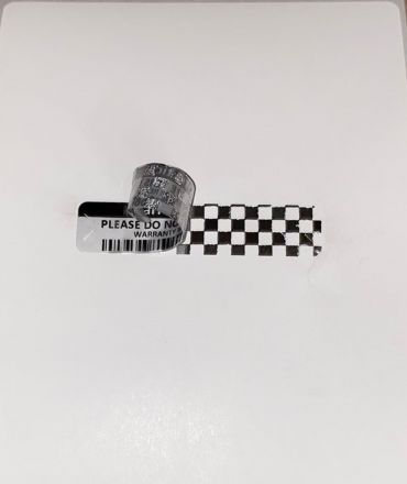 Seal  Labels Silver Checkerboard 50.8mm x 25.4mm, 200