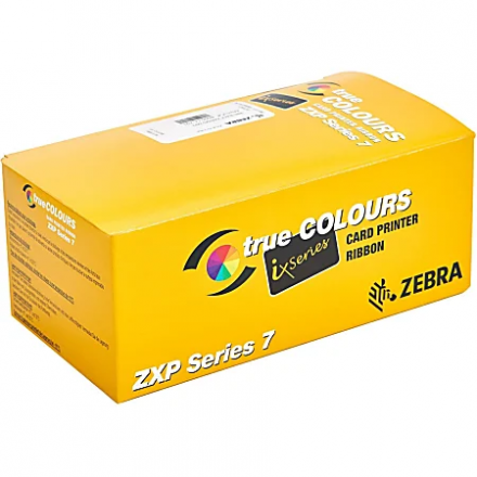 Термотрансферна лента Zebra 800033-340 YMCKO Full Colour Eco Ribbon - 280 Prints for ZXP Series 3 Card Printer