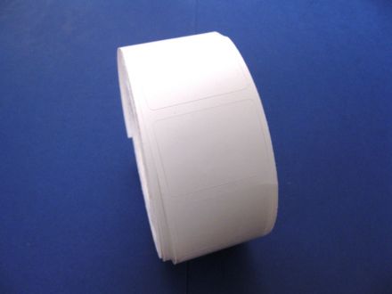 Бели защитни гаранционни лепенки - PVC, 35mm x 26mm, 200