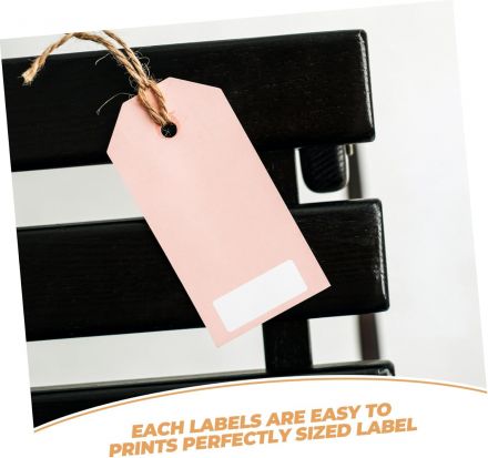 White Direct Thermal Top Labels 12mm x 30mm
