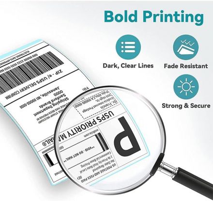 Shipping labels, Thermal Eco, 105 x 148 mm, 275, Ø40mm