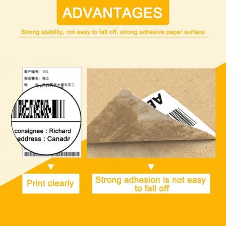 Shipping labels, Thermal Eco, 105 x 148 mm, 275, Ø40mm
