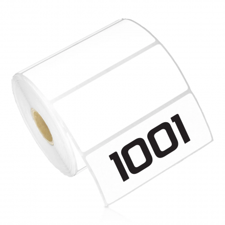 Термо етикети Thermal Eco, 68mm х 38mm, 1 000 бр., Ø40mm 