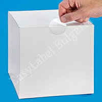 Self-Adhesive Label Roll, transparent polyethylene, Ø25mm