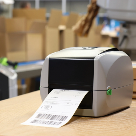 Cab MACH1 Thermal Transfer Printer - 203 dpi,  tear-off edge