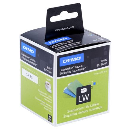 Оригинални Dymo 99017 Suspension File Labels, 50mm x 12mm